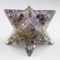 Merkaba orgone améthyste 6,2 cm