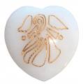 Herz Schutzengel Jade weiss