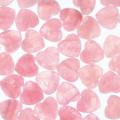 50 cœurs mini Ø 16 mm Quartz rose