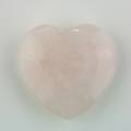 Cœur 25mm Quartz rose claire