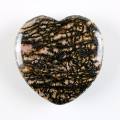 Herz 25mm Rhodonit B-Qualität
