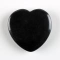Herz 25mm Turmalin schwarz (Schö...