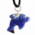 Pendentif dauphin Sodalite