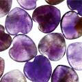 50 Mini-Herzchen Ø 16 mm Amethyst