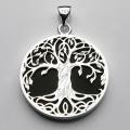 Pendentif en argent 925 arbre de...