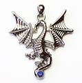 Pendentif dragon volant laiton r...