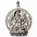 Pendentif bouddha laiton rhodiné