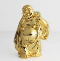 Buddha gold glänzend 7,1 cm Mess...