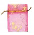 50 sachets Organza rose / papill...