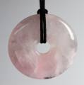 Donut Quartz rose Ø 4,5 cm