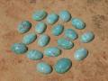 18 Cabochons AMAZONIT