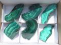 6 Platten MALACHIT
