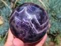 1 Kugel CHEVRON-AMETHYST