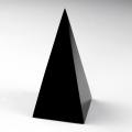 pyramide haute 7 cm shungite polie