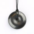 pendentif Donut Ø 30 mm shungite...