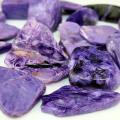 100 g pierres roulée S charoite